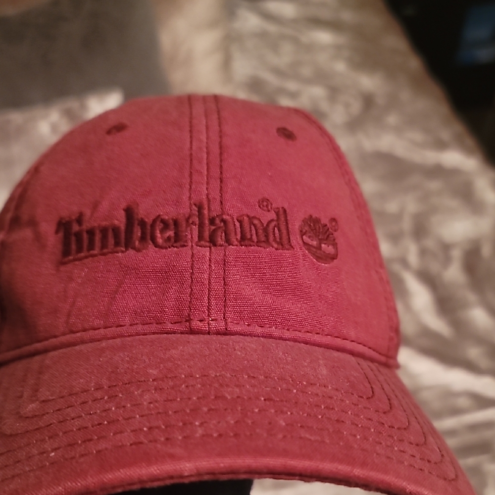 Men's Timberland Maroon Adjustable Hat